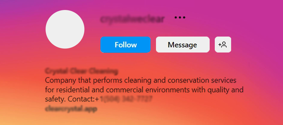 instagram profile BIO